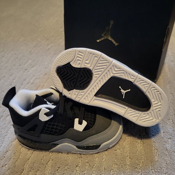 Baby Size 8c - Jordan 4 Retro Fear (2024) (TD) -  FV4538-002 - AUTHENTIC NEW! - Picture 4 of 10
